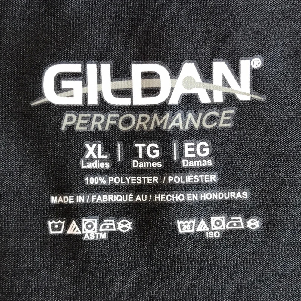 Gildan Performance Raiders Barrett black performance tee, size XL - Picture 8 of 8